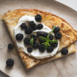 wild blackberry crêpes